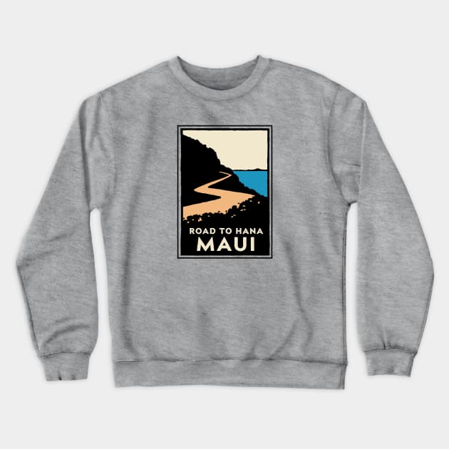 Road To Hana Crewneck Sweatshirt by Retron